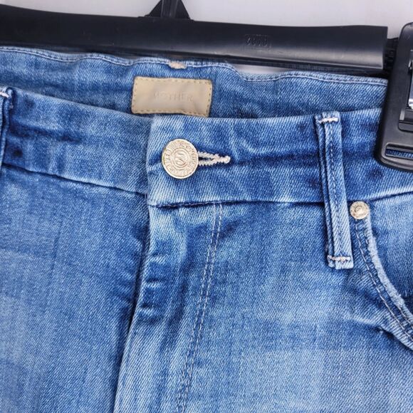 Mother Jeans Size 30 The Looker Crop Skinny Jeans - Picture 3 of 5